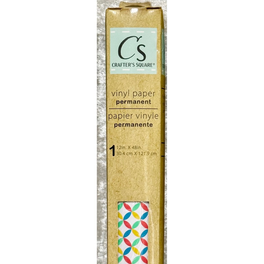 Crafters Square Permanent Vinyl Paper Assorted Styles and Colors New - Picture 4 of 9